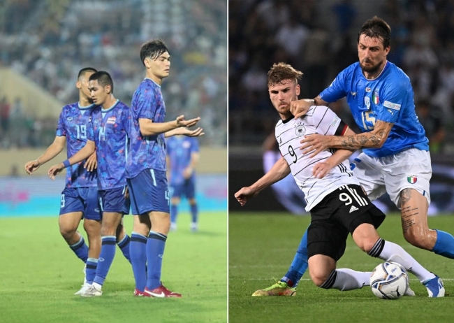 Lịch thi đấu bóng đá hôm nay 14/6: ĐT Thái Lan bị loại sớm ở Asian Cup 2023? Đại chiến Đức vs Italia