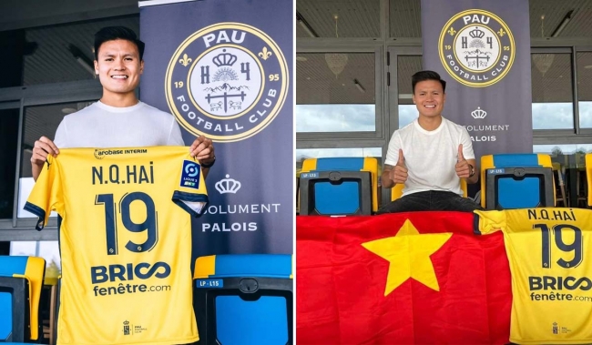 Quang Hải chính thức cập bến Pau FC, NHM Việt Nam phấn khích với chi tiết đặc biệt trong ngày ra mắt