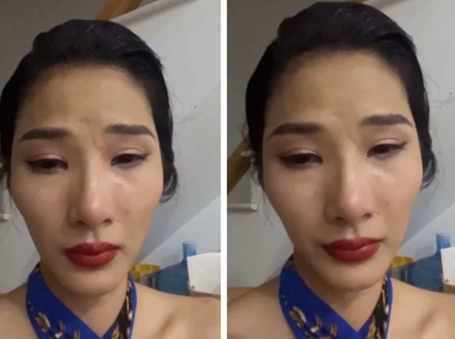 Á hậu Hoàng Thùy nghẹn ngào khi ông ngoại qua đời, đồng nghiệp và khán giả xót xa chia buồn