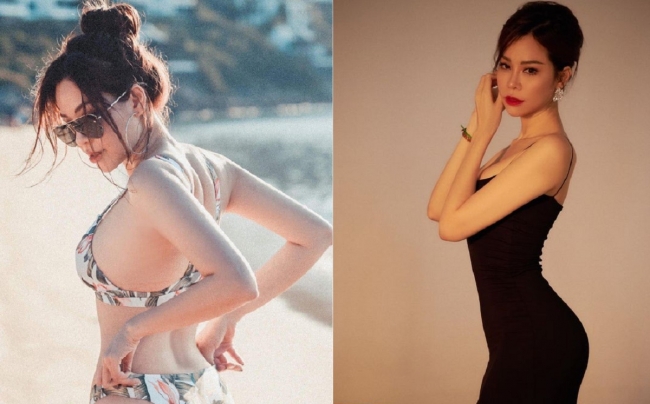 Con dâu tỷ phú Hoàng Kiều khoe body cực phẩm ở tuổi U40