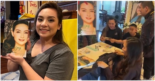 Wendy Phạm livestream trực tiếp lễ ra mắt sách về Phi Nhung tại Mỹ, thay mẹ làm 1 điều đặc biệt
