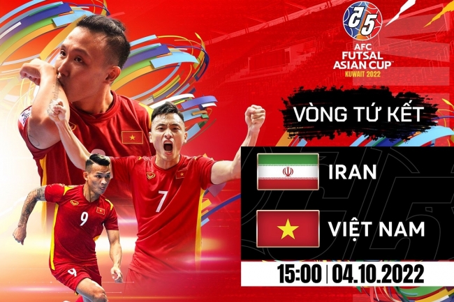 Trực tiếp bóng đá Việt Nam vs Iran - VCK Futsal châu Á 2022: ĐT Việt Nam tạo cơn địa chấn lịch sử?