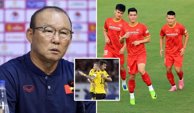HLV Park Hang-seo nguy cơ mất chân sút xuất sắc nhất ĐT Việt Nam ở trận gặp Borussia Dortmund