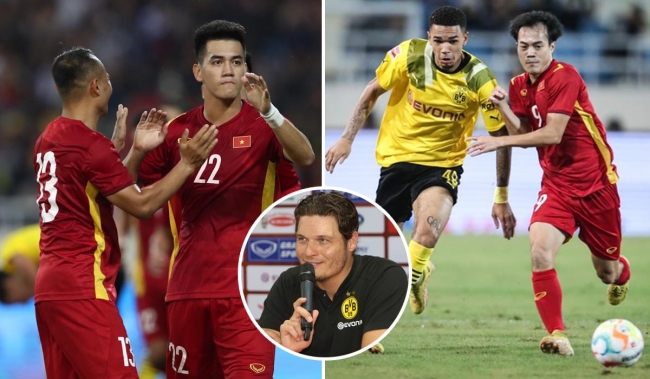Thua ngược ĐT Việt Nam, HLV Dortmund chỉ ra điểm ấn tượng nhất sau chuyến du đấu Đông Nam Á