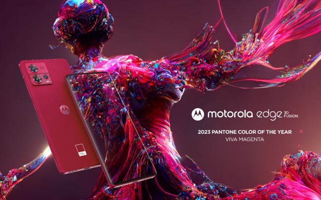 Chiêm ngưỡng phiên bản Motorola Edge 30 Fusion màu Viva Magenta hot nhất 2023