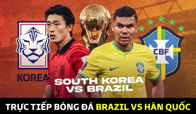 Kết quả bóng đá Brazil 4-1 Hàn Quốc: Neymar tỏa sáng, đại diện châu Á cuối cùng ở World Cup bị loại