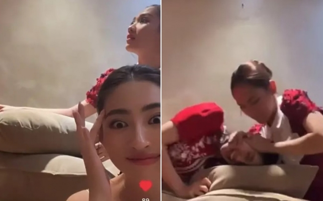 Hành động 'thô bạo' của HH Mai Phương với  Á hậu Phương Nhi khiến dân tình tranh cãi 