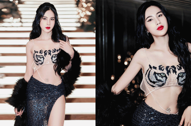 Thủy Tiên trả lời thẳng lý do ngồi lẻ loi tại show của NTK Đỗ Long: ‘Người ta sợ mang họa đó anh'