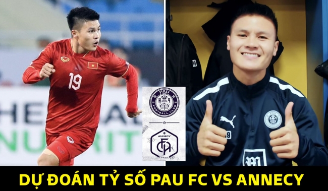 Dự đoán tỷ số Pau FC vs Annecy: Quang Hải tỏa sáng, Pau FC tạo bước ngoặt lớn trên BXH Ligue 2?