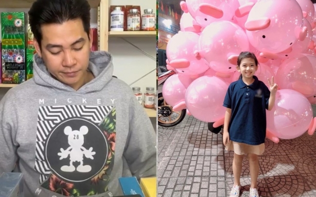 Chưa thể đón con gái sang Mỹ, Phùng Ngọc Huy phải tất bật livestream bán hàng ngay dịp Tết 