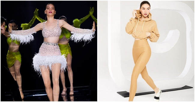 Diện quần da bó sát, Hồ Ngọc Hà lộ vòng 2 thực sự trước ống kính khiến nhiều người ngỡ ngàng