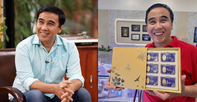 Lộ ảnh MC Quyền Linh đi mua vàng nhân dịp năm mới, giá trị khiến CĐM không khỏi choáng váng