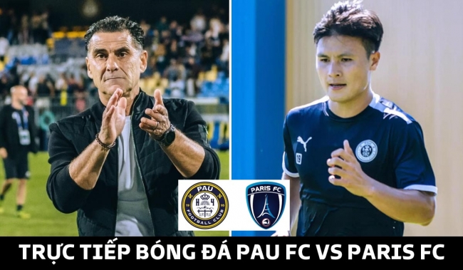 Xem trực tiếp bóng đá Pau FC vs Paris FC ở đâu, kênh nào? Link xem bóng đá trực tuyến Pau FC Ligue 2