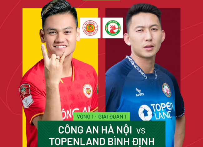 Xem bóng đá trực tuyến Công An Hà Nội vs Bình Định ở đâu, kênh nào? - Xem trực tiếp V.League 2023