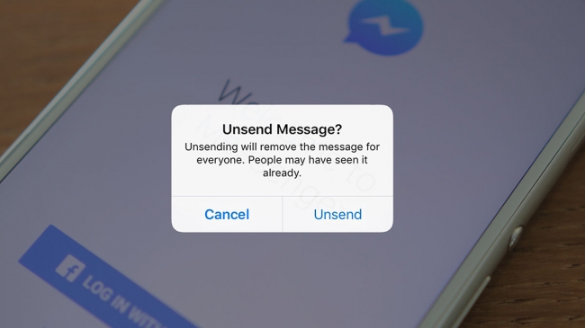 Người dùng Messenger Facebook hiện tại không thể thu hồi tin nhắn