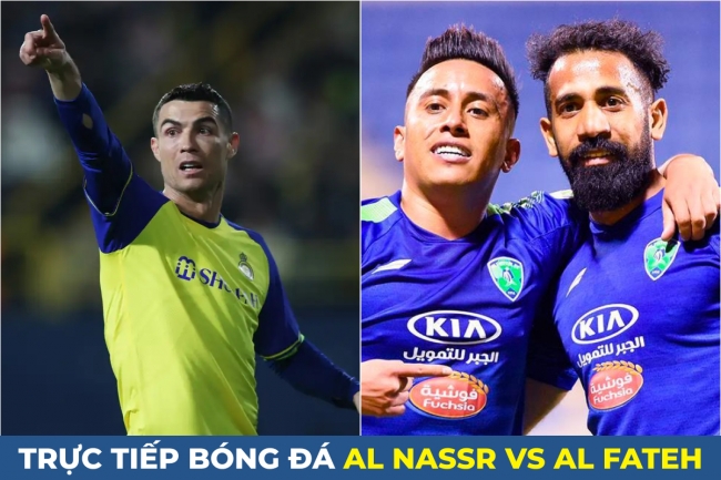 Xem trực tiếp bóng đá Al Nassr vs Al Fateh ở đâu, kênh nào? Link xem