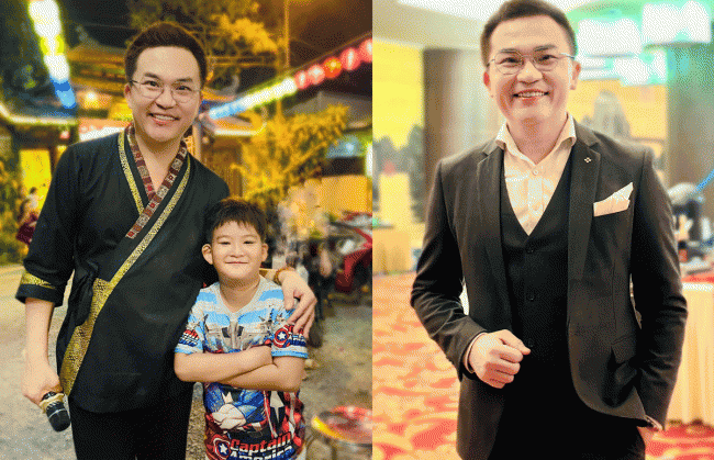 MC Đại Nghĩa vui mừng khi vô tình gặp lại cậu bé từng được chính anh hỗ trợ mổ tim ở cổng chùa