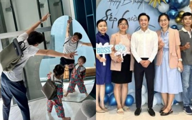 Đàm Thu Trang phản ứng hài hước trước ảnh nhí nhố của Cường Đô La: Để lộ rõ quan hệ vợ chồng