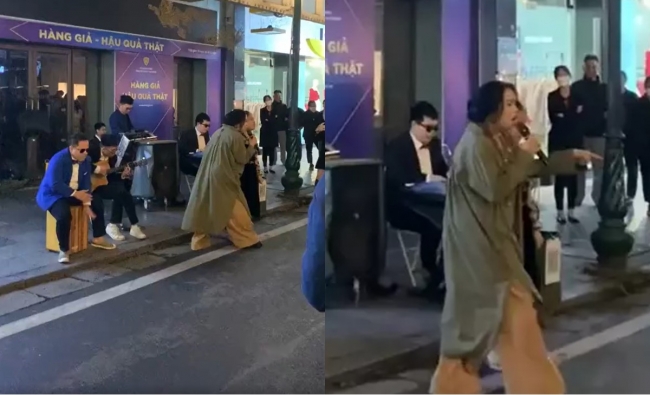 1 nữ diva Việt tình nguyện hát miễn phí trên đường phố: Bất chấp chất lượng âm thanh nghiệp dư