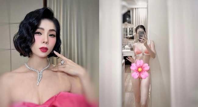 Lệ Quyên táo bạo với bikini 2 mảnh, phô bày thân hình cực phẩm ở tuổi 42