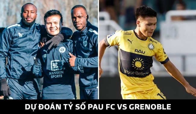 Dự đoán tỷ số Pau FC vs Grenoble vòng 23 Ligue 2: Quang Hải gây chú ý trong ngày trở lại đội một
