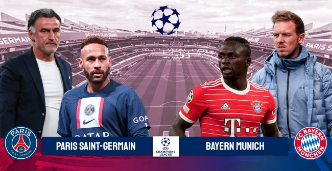 Xem trực tiếp bóng đá PSG vs Bayern ở đâu, kênh nào? Link xem Cúp C1 Champions League FPT FULL HD