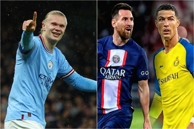 Lộ lý do khiến HLV Man City thay Haaland sau khi phá hàng loạt kỷ lục của Messi và Ronaldo