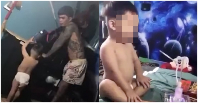 Công an truy tìm tung tích của đôi nam nữ hành hạ, ép bé trai hút chất nghi là ma túy