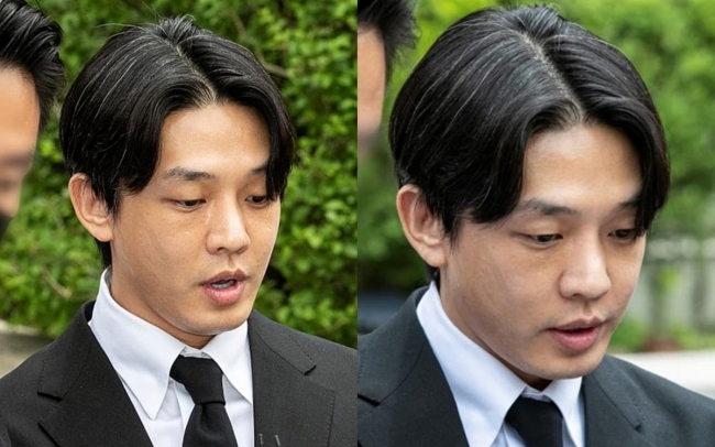 Diện mạo tiều tụy của nam diễn viên Yoo Ah In ở tòa gây sốc cư dân mạng