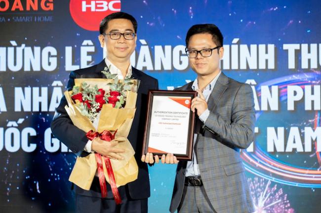 Lê Hoàng trở thành nhà nhập khẩu cấp quốc gia và nhà phân phối chính thức H3C tại Việt Nam