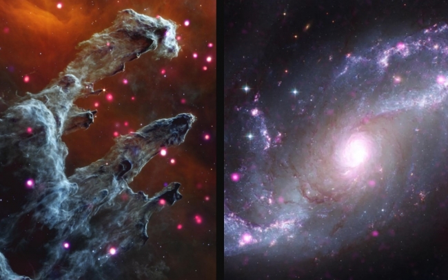 NASA tung hình ảnh cực ảo diệu về vũ trụ, hé lộ màu sắc thật của các giải ngân hà