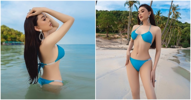 Lâm Khánh Chi diện bikini nhỏ xíu ‘cực cháy’ tại bãi biển, CĐM phải xuýt xoa không ngừng