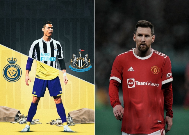MU hoàn tất chiêu mộ Messi, Ronaldo lập tức trở lại Ngoại hạng Anh khoác áo CLB giàu nhất thế giới?