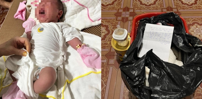 Éo le cảnh bé gái sơ sinh 20 ngày tuổi bị chính bố mẹ ruột vứt bỏ