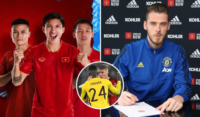 Tin bóng đá tối 4/10: ĐT Việt Nam nhận tin vui trên BXH FIFA; Man Utd tái ký De Gea thay thế Onana?