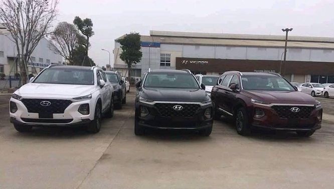 Hyundai Santa Fe 2019 về đại lý, sẵn sàng bán ra tại Việt Nam