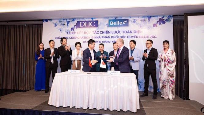 DHC Corporation ký hợp tác chiến lược với nhà phân phối độc quyền Belie JSC