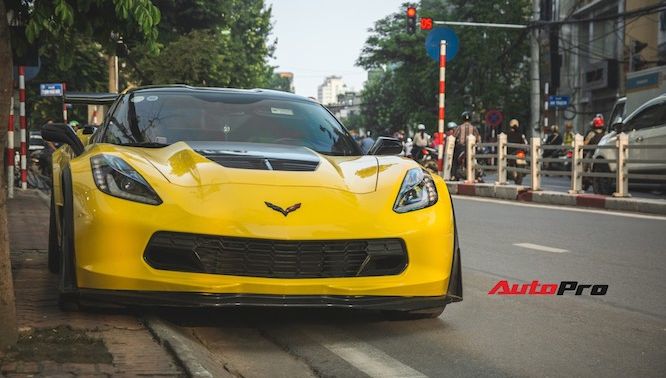 Chevrolet Corvette Z06 duy nhất tại Hà Nội 'độ' cánh gió kích thước khủng