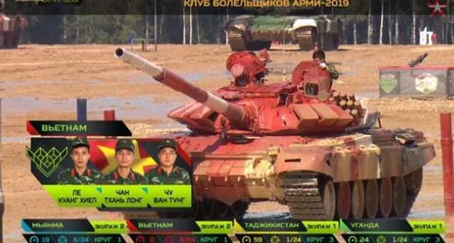 Tank Biathlon 2019: Đội xe tăng Việt Nam đè bẹp Trung Quốc, tiến thẳng vào chung kết