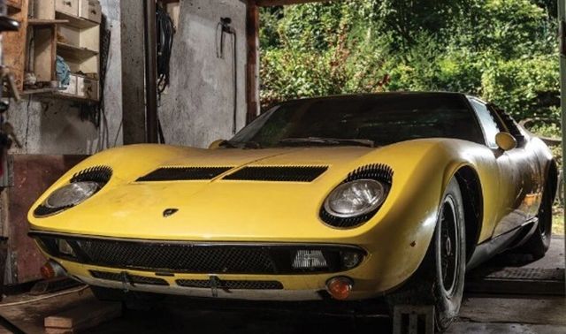 Lamborghini Miura đời 1969 xếp xó được rao bán với giá chát đến bất ngờ