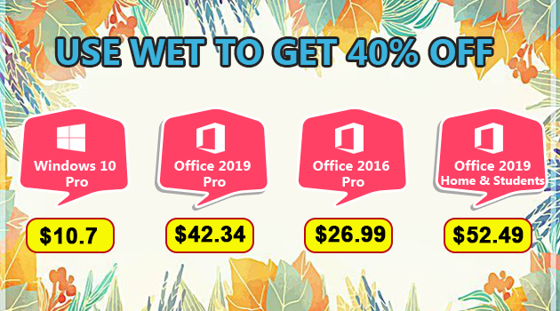 Mua key bản quyền Windows 10 Pro, Office 2016, Office 2019 chỉ từ 249.000 đồng