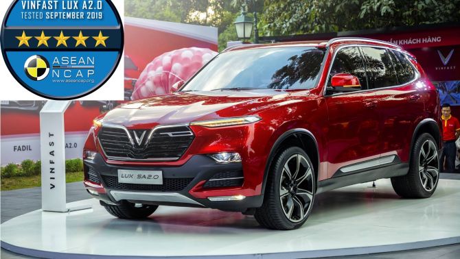 Xe Vinfast xuất sắc nhận chứng nhận 4 sao và 5 sao của ASEAN NCAP