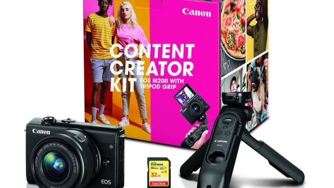 Canon ra mắt Content Creator Kit đi kèm máy ảnh bán chuyên 
