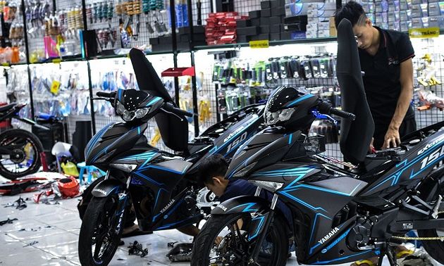 Chiêm ngưỡng bộ đôi Exciter 150 độ phong cách thể thao anh em song sinh