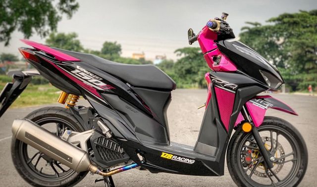 Honda Vario 150 phiên bản phong cách “Hắc Hường” độc đáo