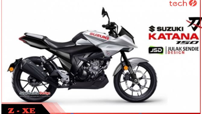 'Huyền thoại' Suzuki Katana 150 tái sinh, cạnh tranh cực gắt với Honda CB150R & Yamaha XSR155