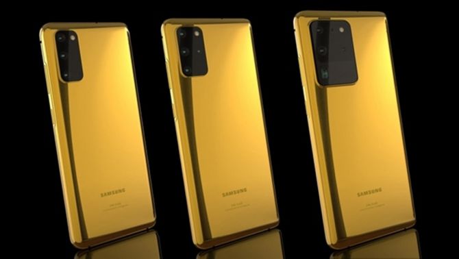 Samsung Galaxy S20 mạ vàng 24K, giá hơn 4.000 USD