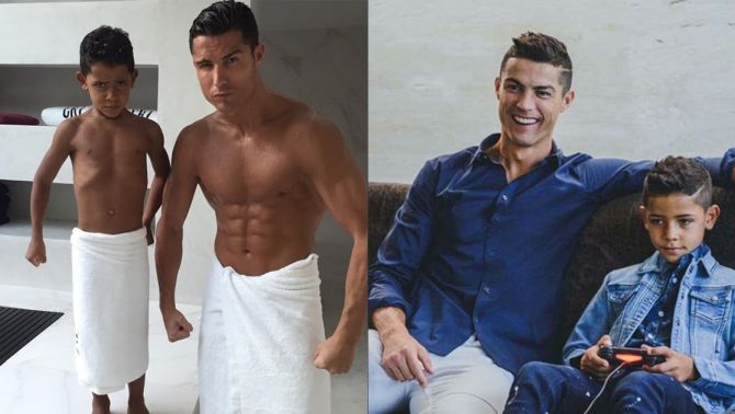 Bí mật chưa từng tiết lộ đằng sau nước da ngăm đen của con trai Ronaldo