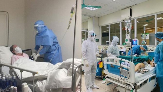 Nữ bệnh nhân Việt Nam chuyển biến nặng, phải thở máy