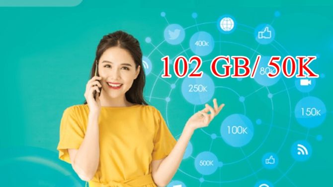 Hướng dẫn đăng ký gói X50 Viettel nhận 102GB DATA 4G tốc độ cao, chỉ 50.000đ/tháng